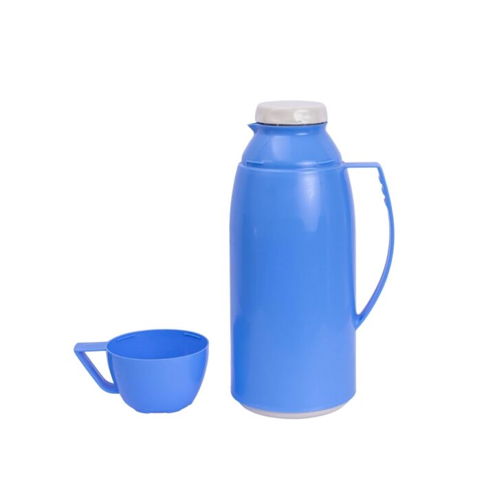 Termo 1L Gemplast para Agua Caliente - Plástico y Vidrio, Tapa como Taza - Imagen 6