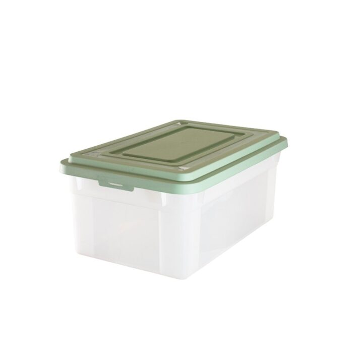 Organizador Multiuso 54 L Apilable con Tapa - Transparente y Colores