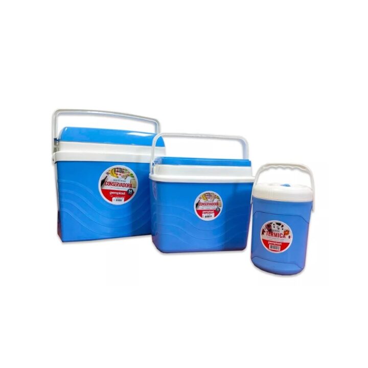 Combo Conservadora 34L + 15L + Bidón Térmico 2,7L Gemplast - Ideal para Aire Libre - Imagen 5