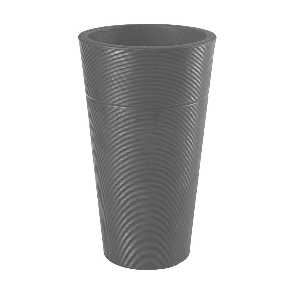 Maceta Rotomoldeada Plástica Turín Arenada Bosco N 80 83 Lts<span> - </span>Cemento