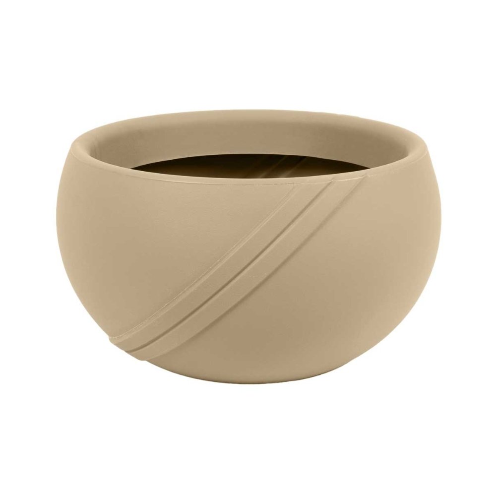 Maceta Rotomoldeada Plástica Trento Arenada Bosco N40 112lts