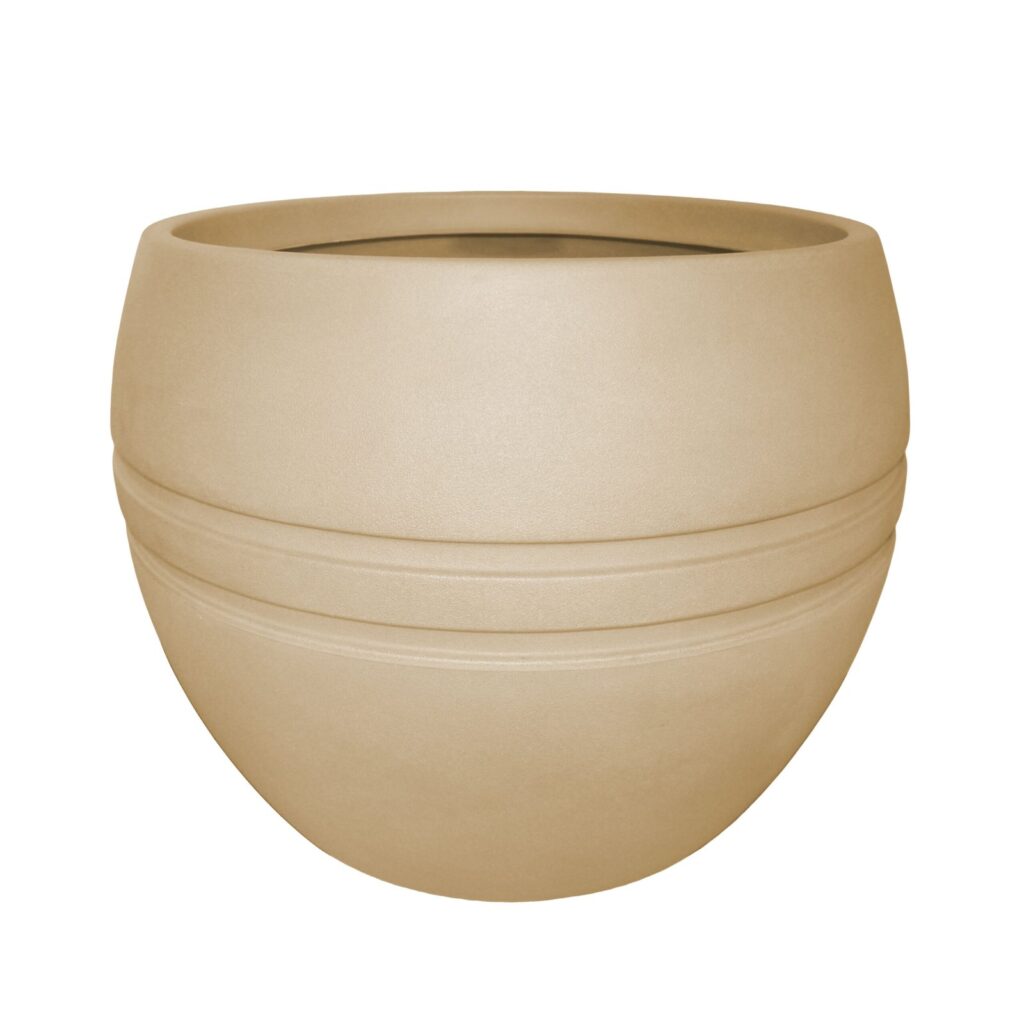 Maceta Rotomoldeada Plástica Pisa Bosco Arenada N 50 116 Lts