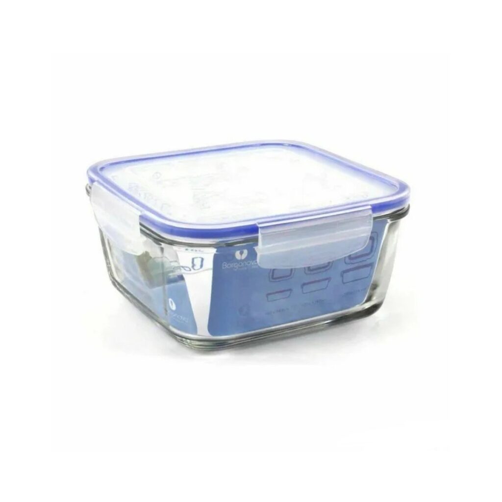CONTENEDOR HERMÉTICO SUPERBLOCK CUADRADO CON DIVISIÓN Q17 - 1400 ML