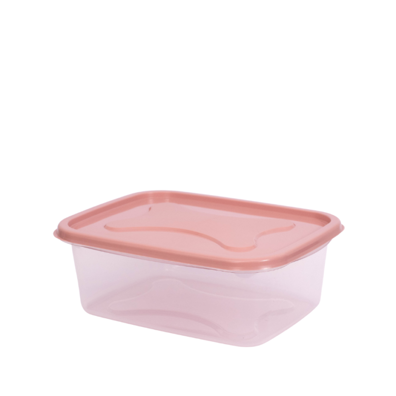 CONTENEDOR RECTANGULAR ROSA COLRA